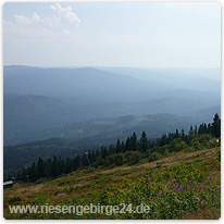 Blick auf die Berge Riesengebirge-Tschechien