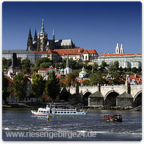 Die Prager Burg Prag, Tschechien, Moldau, Burg, Brücke